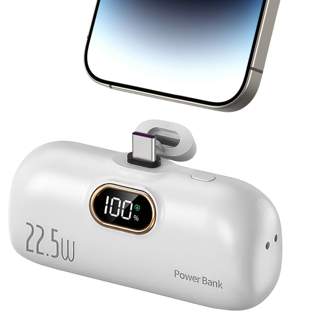Mini Power Bank 5000mAh | Compacto y Portátil