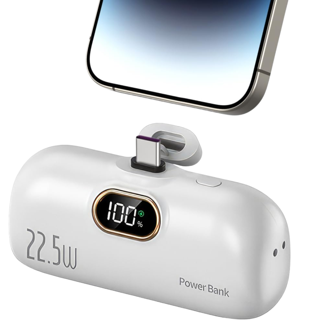 Mini Power Bank 5000mAh | Compacto y Portátil
