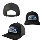 Gorra con malla suave doble capa y ajustador snapback de  plástico, horma M-PRO/ perfil medio, estructura rígida