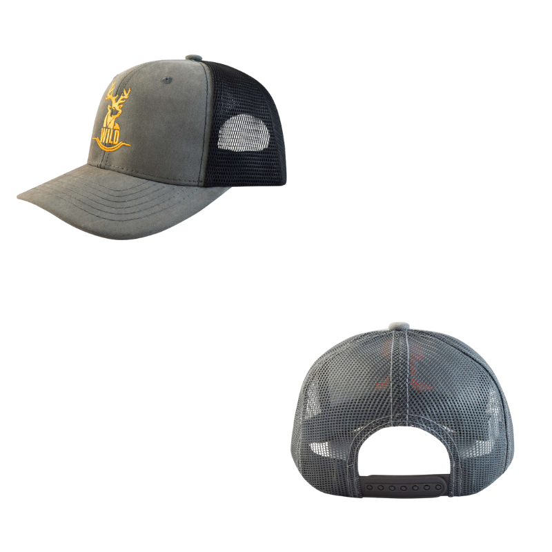 Gorra con malla suave doble capa y ajustador snapback de  plástico, horma M-PRO/ perfil medio, estructura rígida