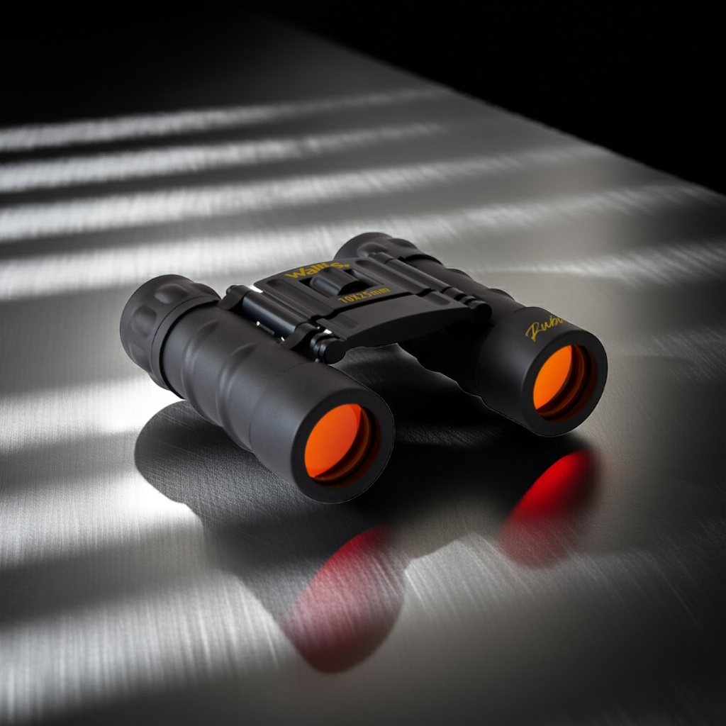 Binocular compacto tipo tejado 10 x 25 mm