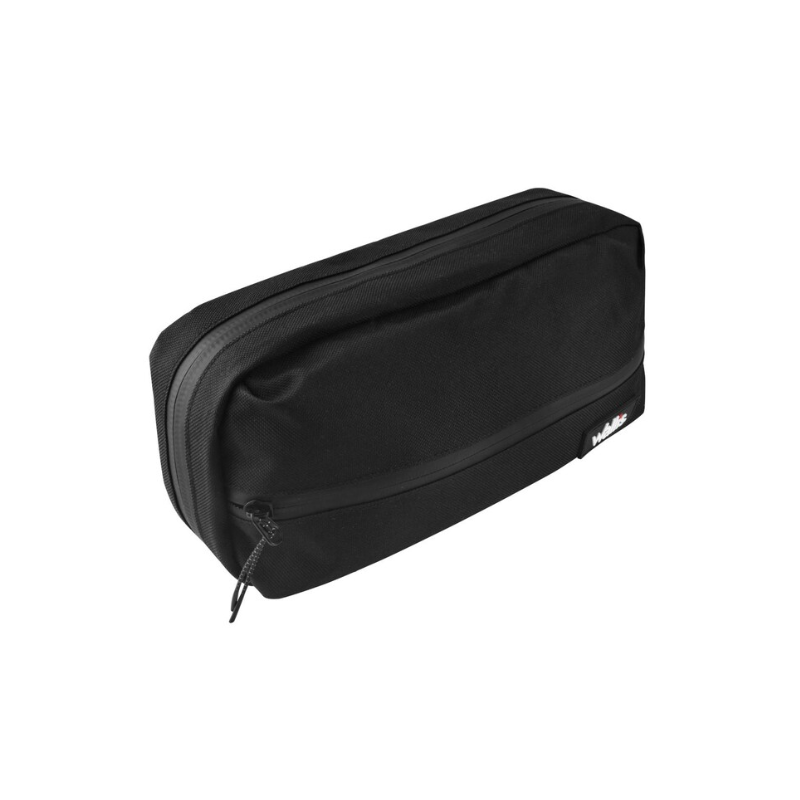 Cangurera c/compartimientos, correa ajustable, 27x13x6 cm, negro