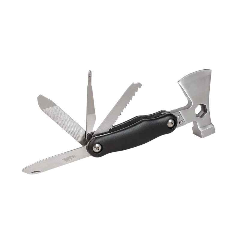 Multiherramienta con mini hacha de acero inoxidable 2CR13 SS / 45 HRC
