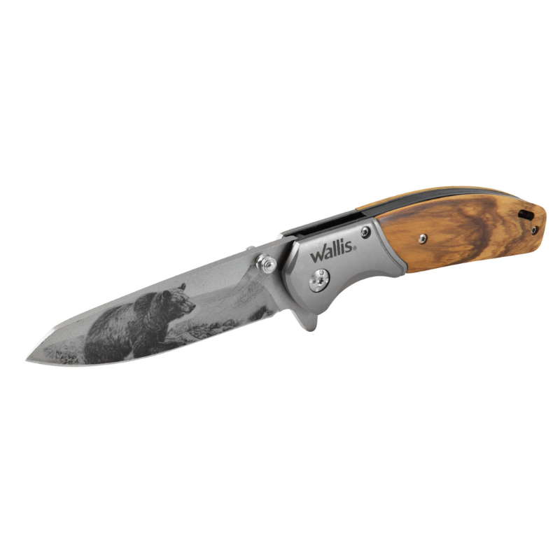 Navaja de bloqueo, acero inoxidable 3CR13 SS / 52 HRC