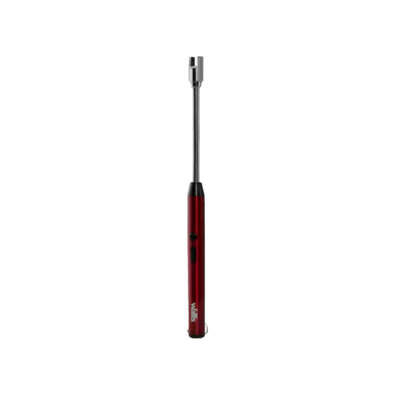 Encendedor electrónico, USB para recargar, flexible 360, 1.5 x 26 x 1.5 cm, rojo