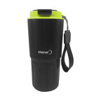 Termo De Acero Inox,560 Ml, Negro, Verde