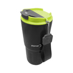 Termo De Acero Inox,560 Ml, Negro, Verde