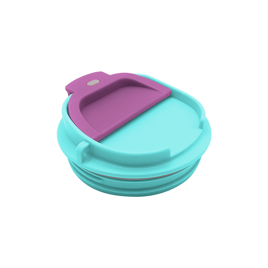 Termo De Acero Inox,560 Ml, Morado, Azul