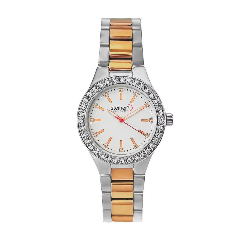 Reloj Ana Dama Plata, Oro,Ext Ace Inox,3A