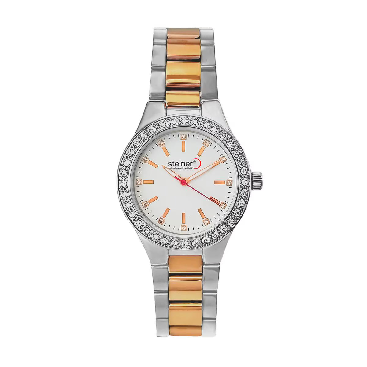 Reloj Ana Dama Plata, Oro,Ext Ace Inox,3A