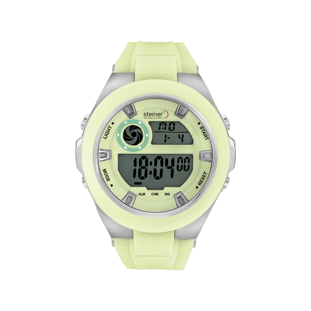 Reloj Digital Dama, Correa, Verde