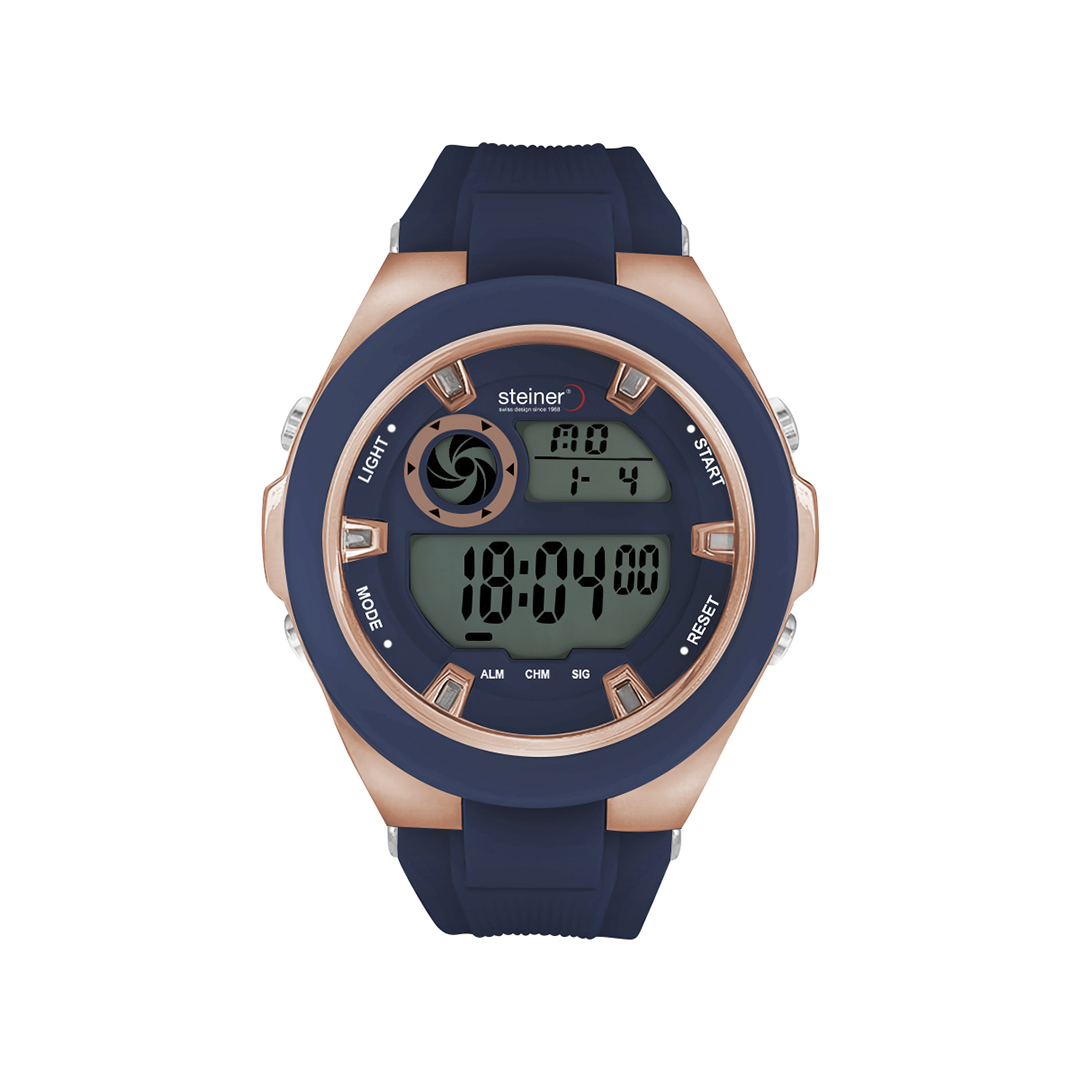 Reloj Digital Dama, Correa, Azul