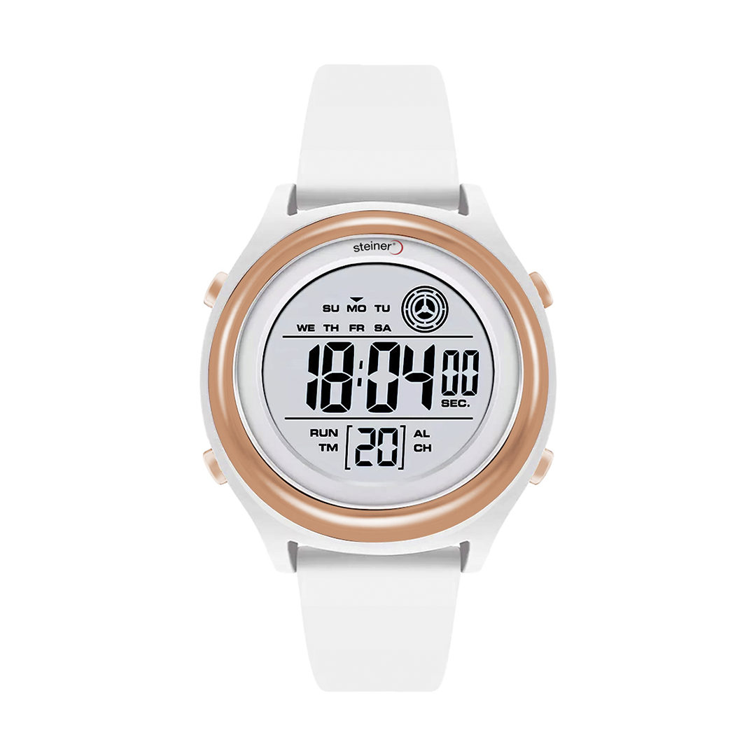 Reloj Dig.Dama,Correa Silicon Bca,5Atm