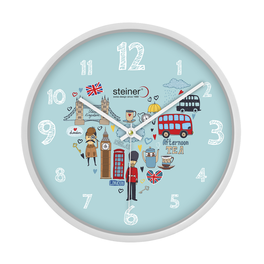 Reloj Pared Analogo, Lodres, 30 Cm