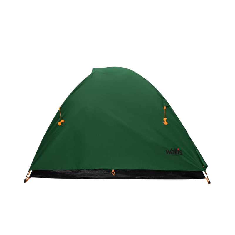 Tienda de campaña DOME 3, 2000 MM, 3 personas,  180x120x210+50 cm, verde con naranja