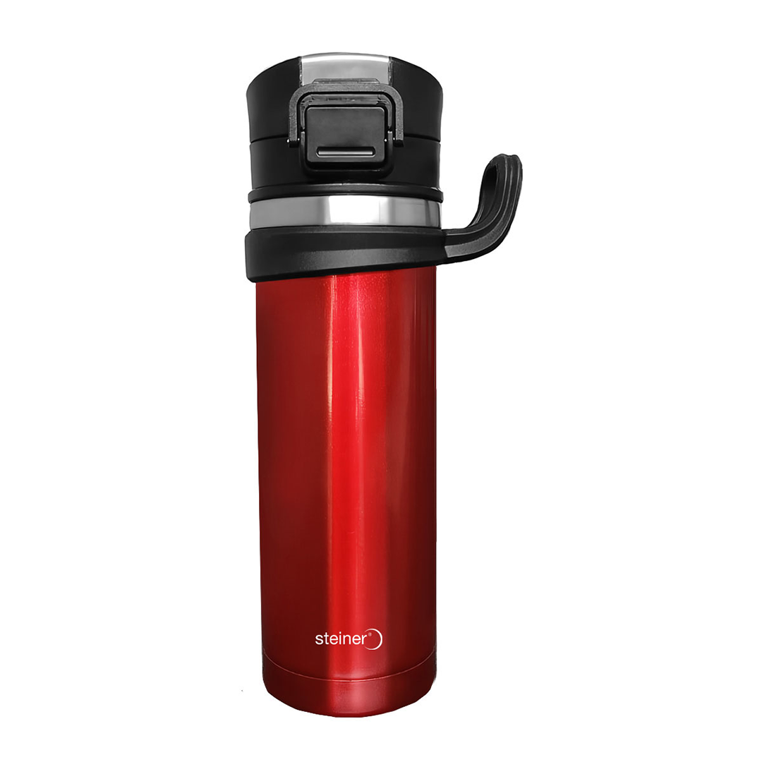 Termo Ac Inox, Doble Pared, Rojo, 450Ml