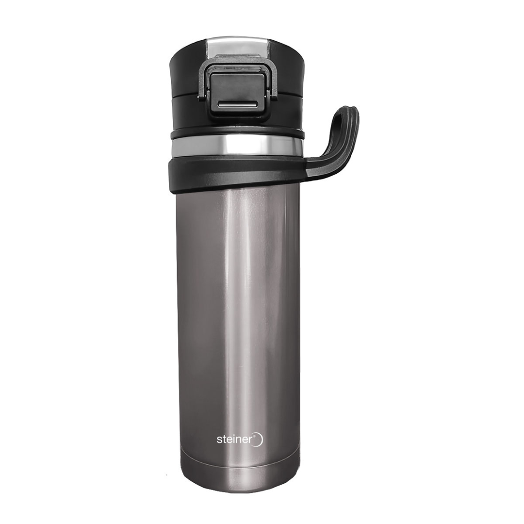 Termo Ac Inox, Doble Pared, Plata,450Ml