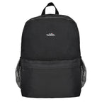Mochila plegable de viaje, 31x41x13 cm, color negro