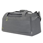 Maleta deportiva y viaje 46L, semi impermeable, poliéster 600D, 61x31x36 cm, gris
