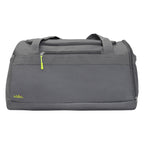 Maleta deportiva y viaje 46L, semi impermeable, poliéster 600D, 61x31x36 cm, gris